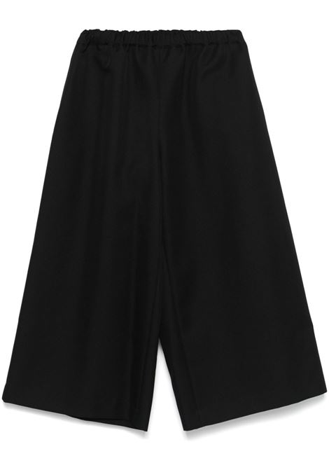 Pantaloni crop in nero Comme des garcons - donna